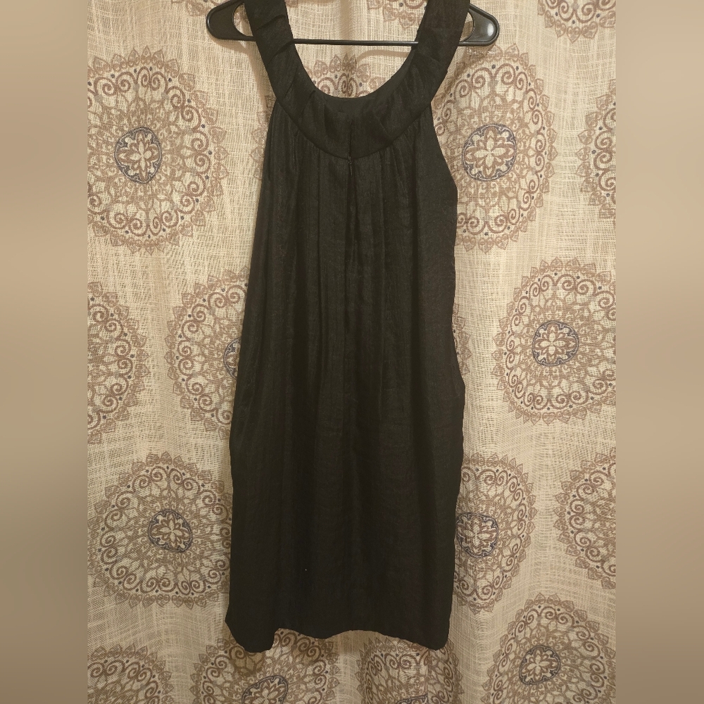Adrianna Papell Black Backless Dress
